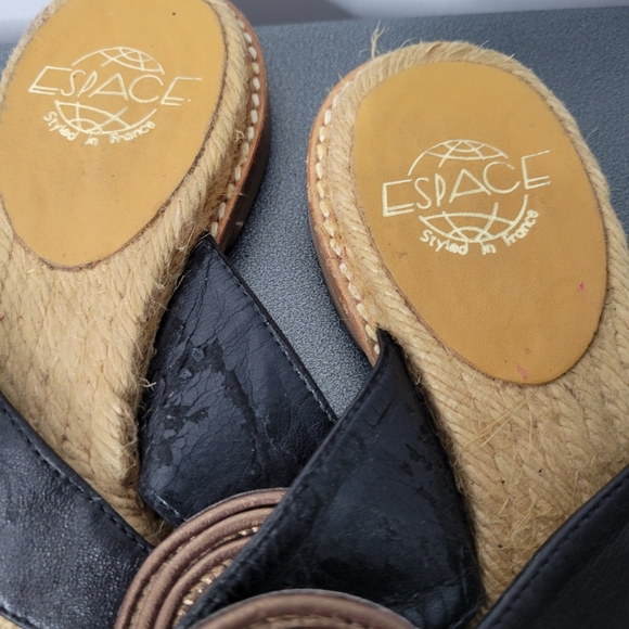 Espace France Spain Espadrille Sandals Size 38 - Picture 2 of 3